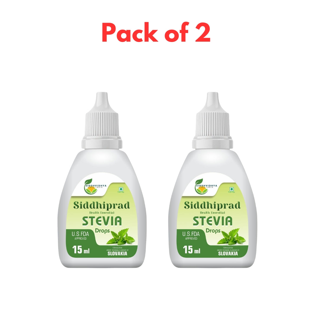 Siddhiprad Stevia Powder Sugar Free 100% Natural Sweetener 15ml