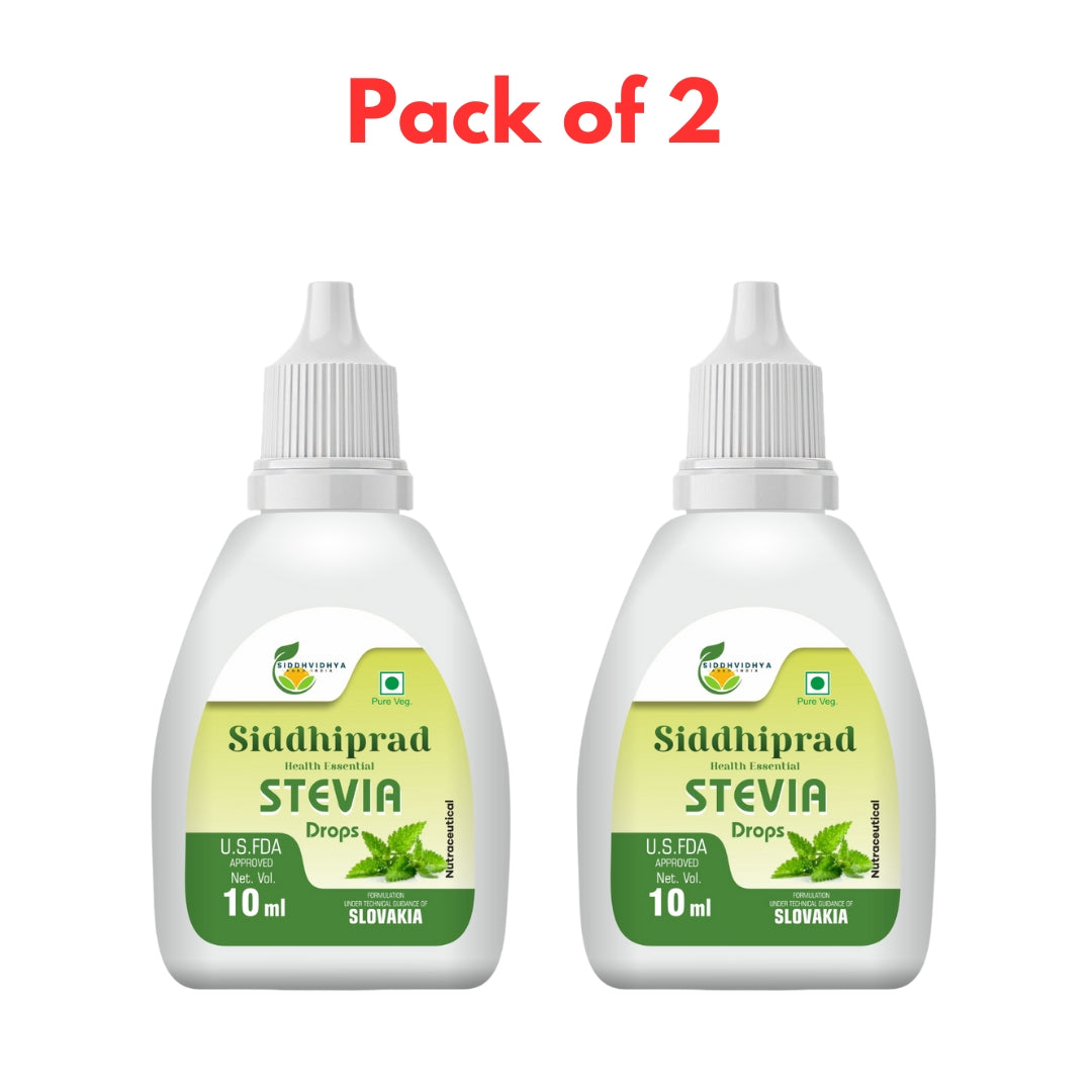 Siddhiprad Stevia Powder Sugar Free 100% Natural Sweetener 10ml