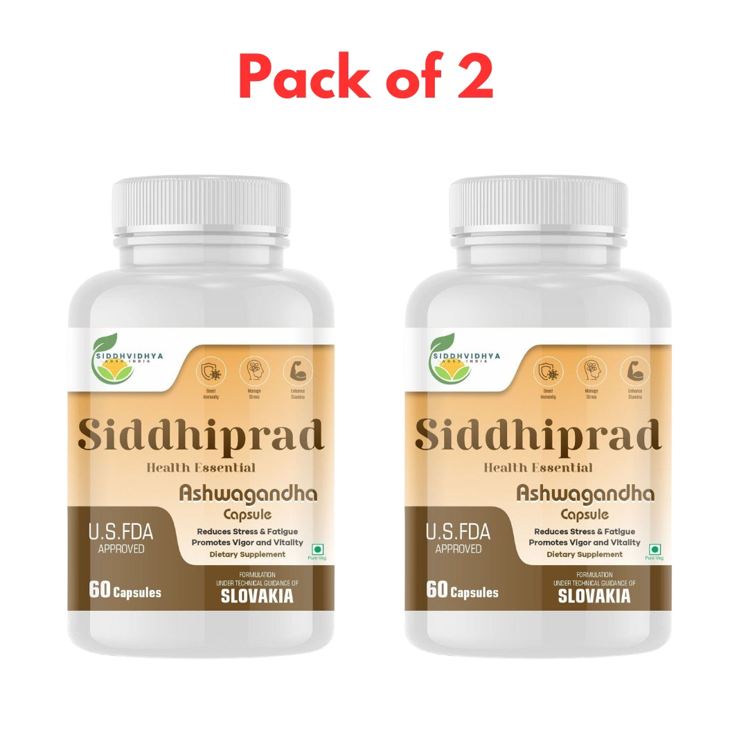 Siddhiprad Ashwagandha for Performance, High Strength, Boost Muscle Mass & Enhance Immunity