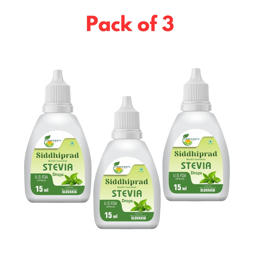 Siddhiprad Stevia Powder Sugar Free 100% Natural Sweetener 15ml