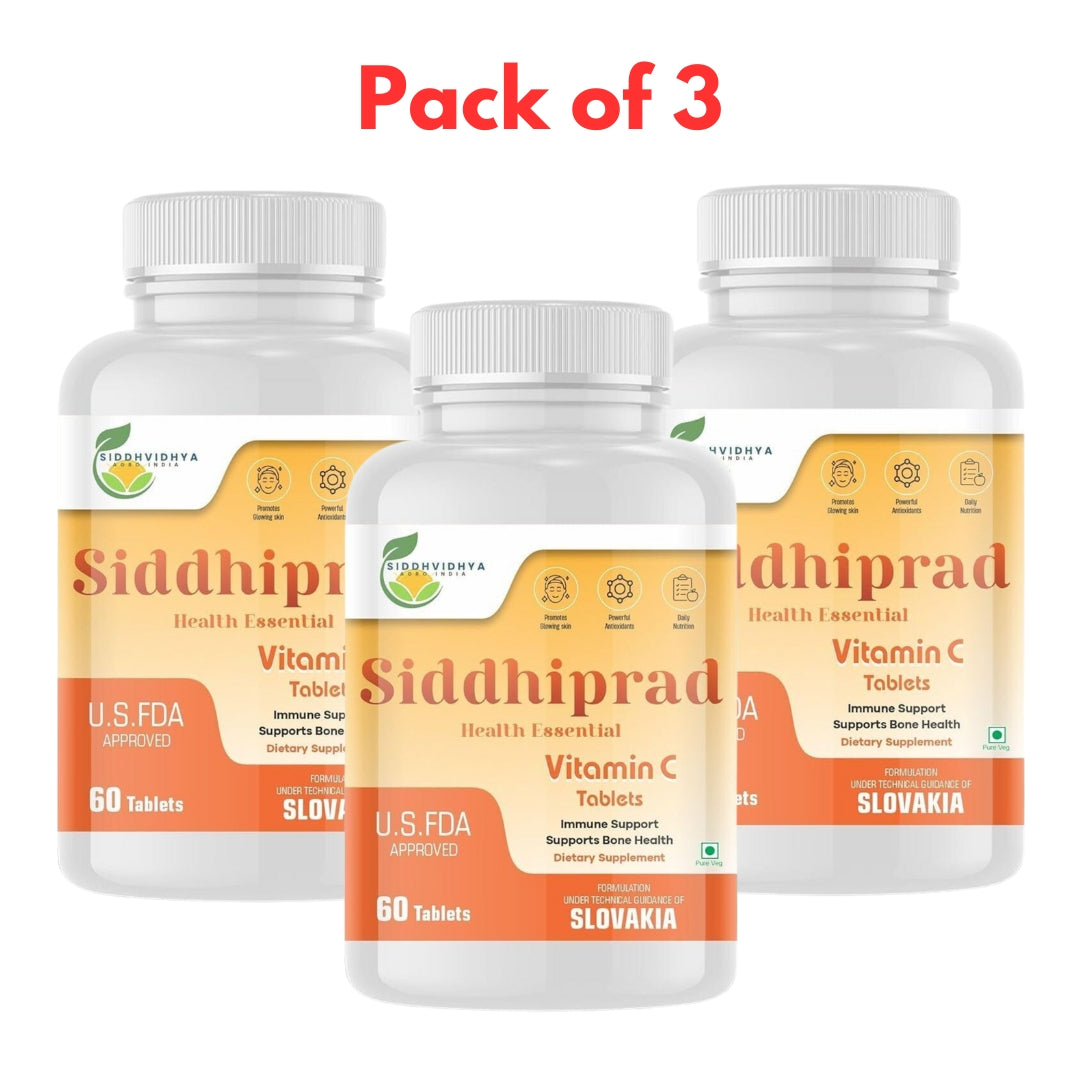 Siddhiprad Vitamin C Tablets for skin | Vitamin C Tablets