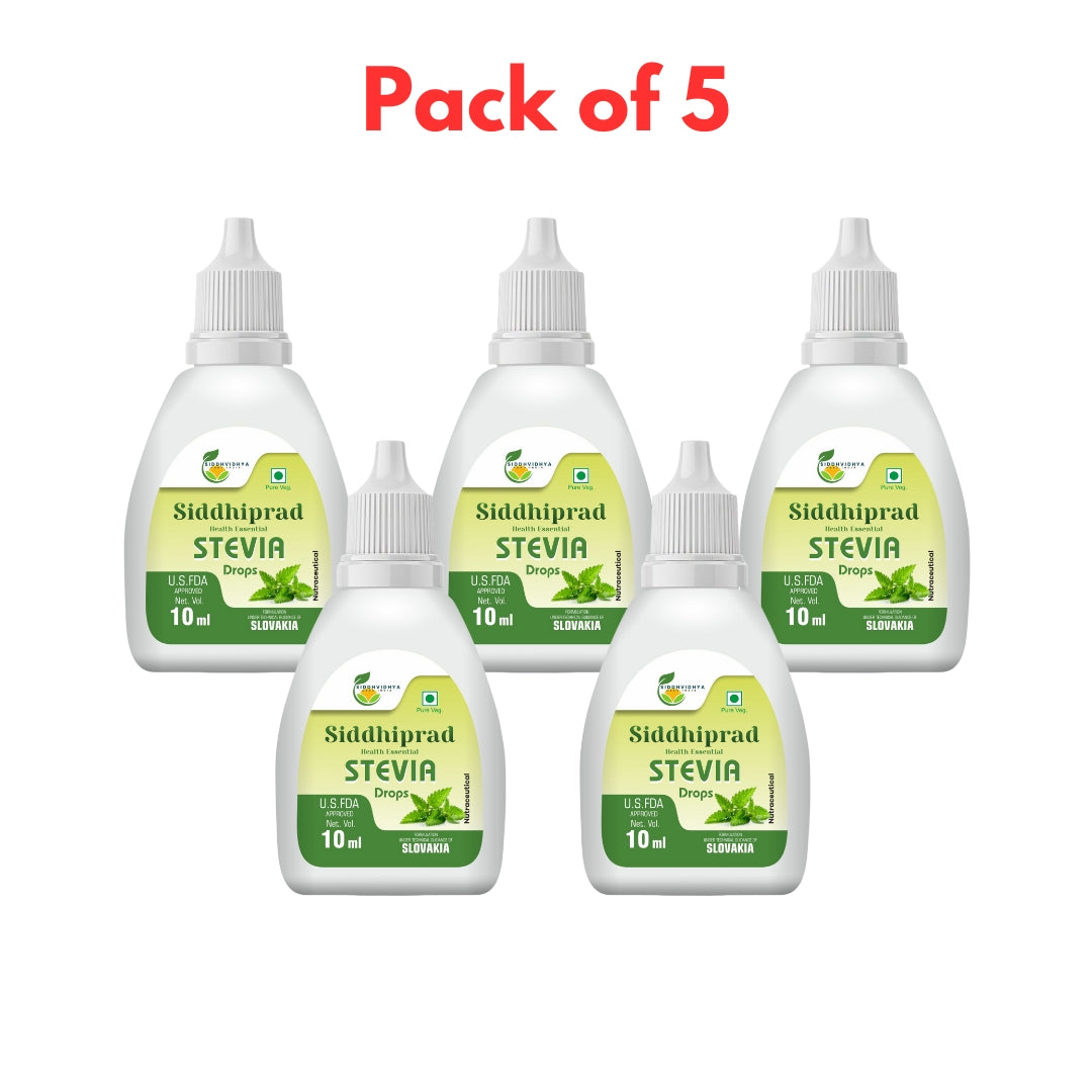 Siddhiprad Stevia Powder Sugar Free 100% Natural Sweetener 10ml