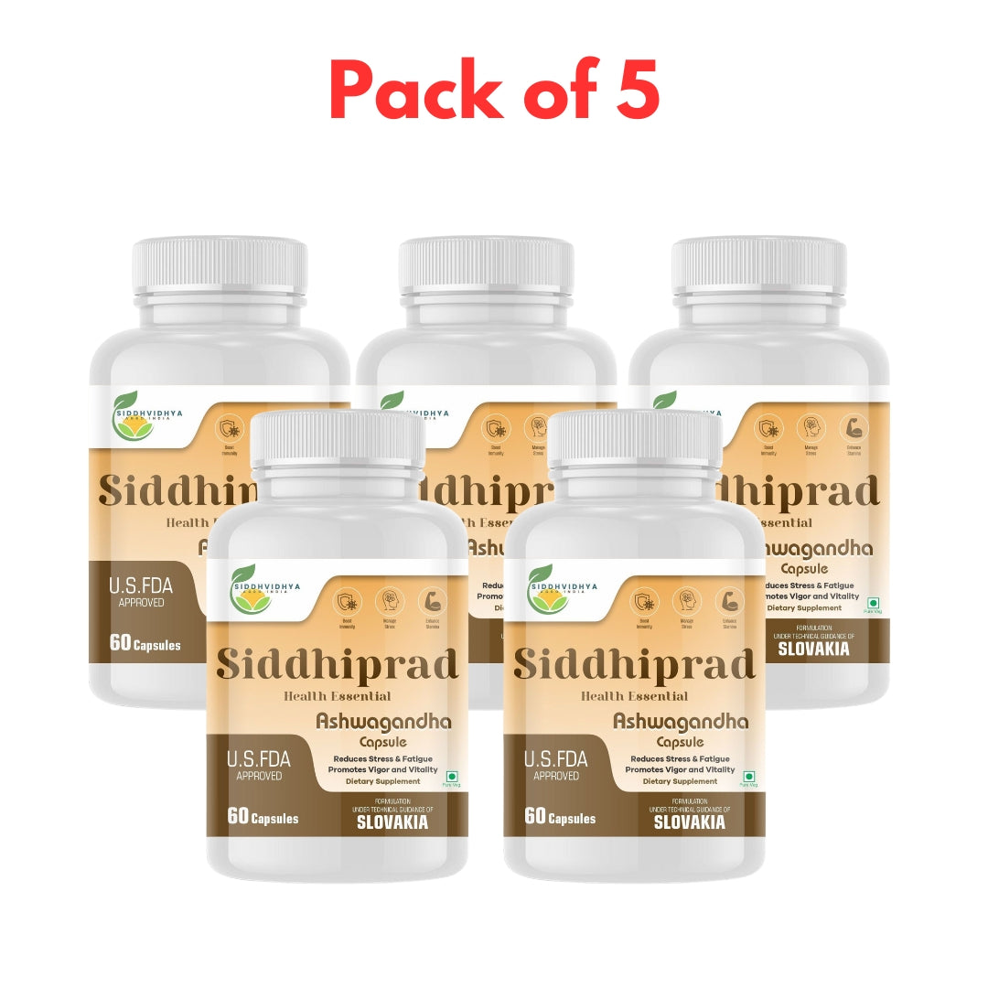 Siddhiprad Ashwagandha for Performance, High Strength, Boost Muscle Mass & Enhance Immunity