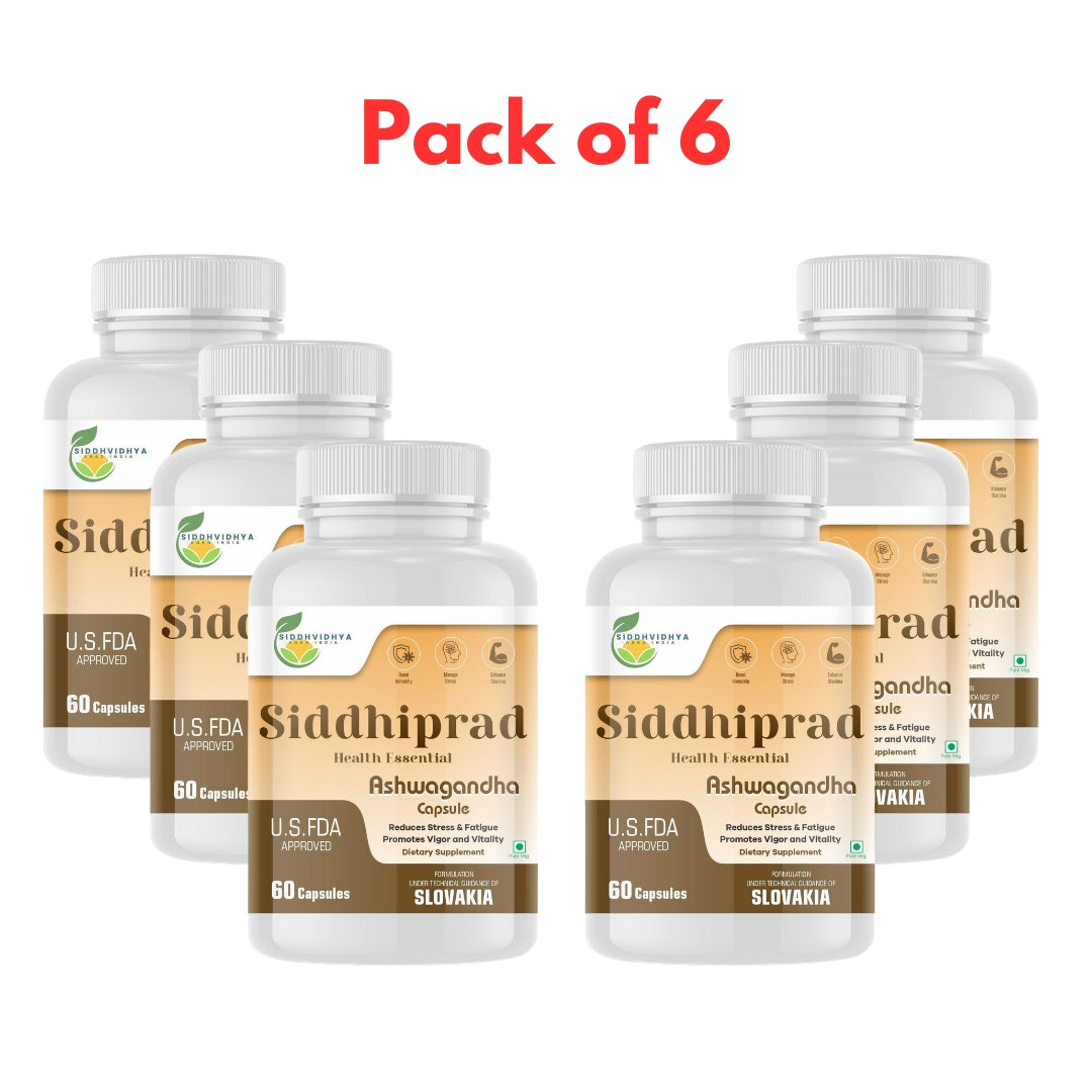 Siddhiprad Ashwagandha for Performance, High Strength, Boost Muscle Mass & Enhance Immunity