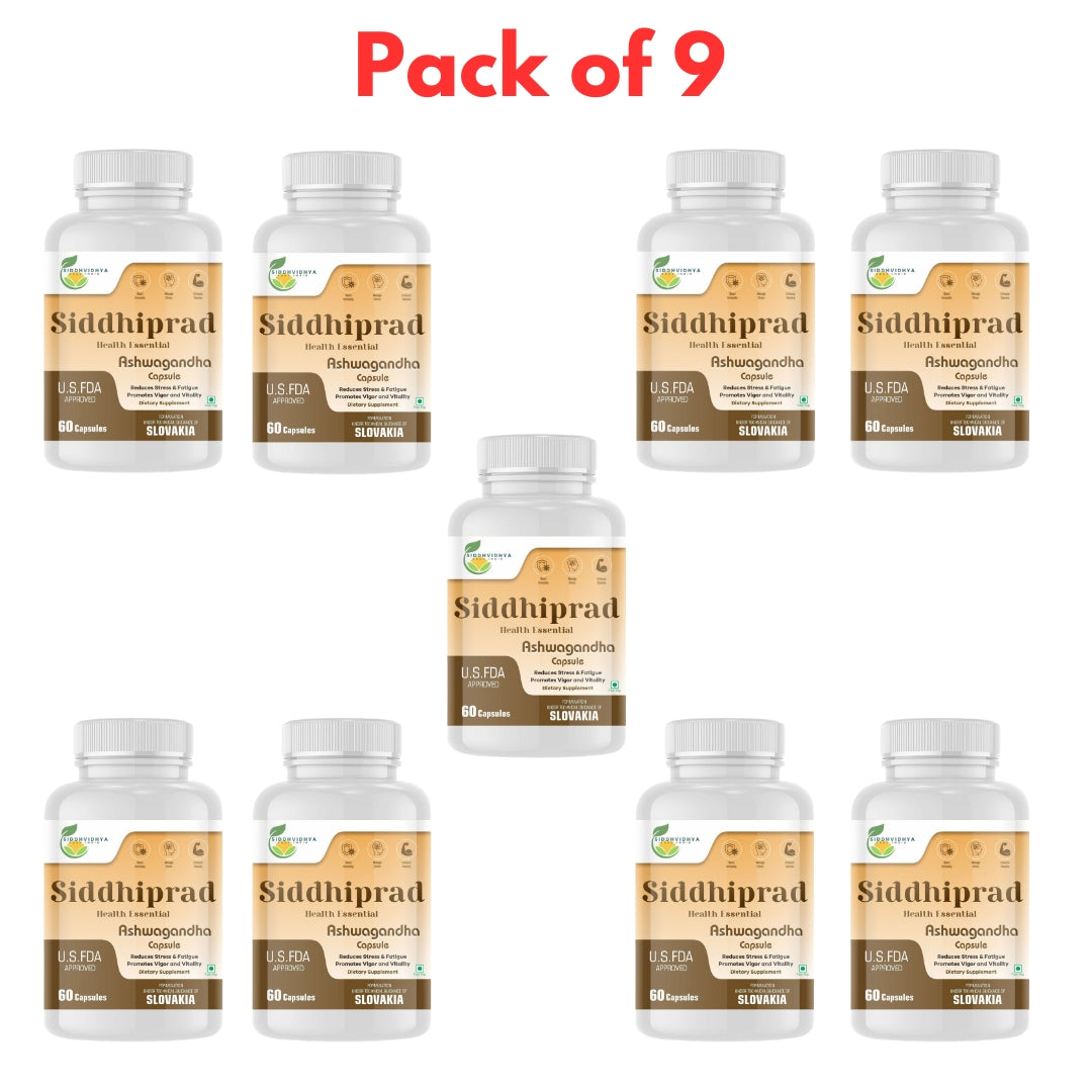Siddhiprad Ashwagandha for Performance, High Strength, Boost Muscle Mass & Enhance Immunity