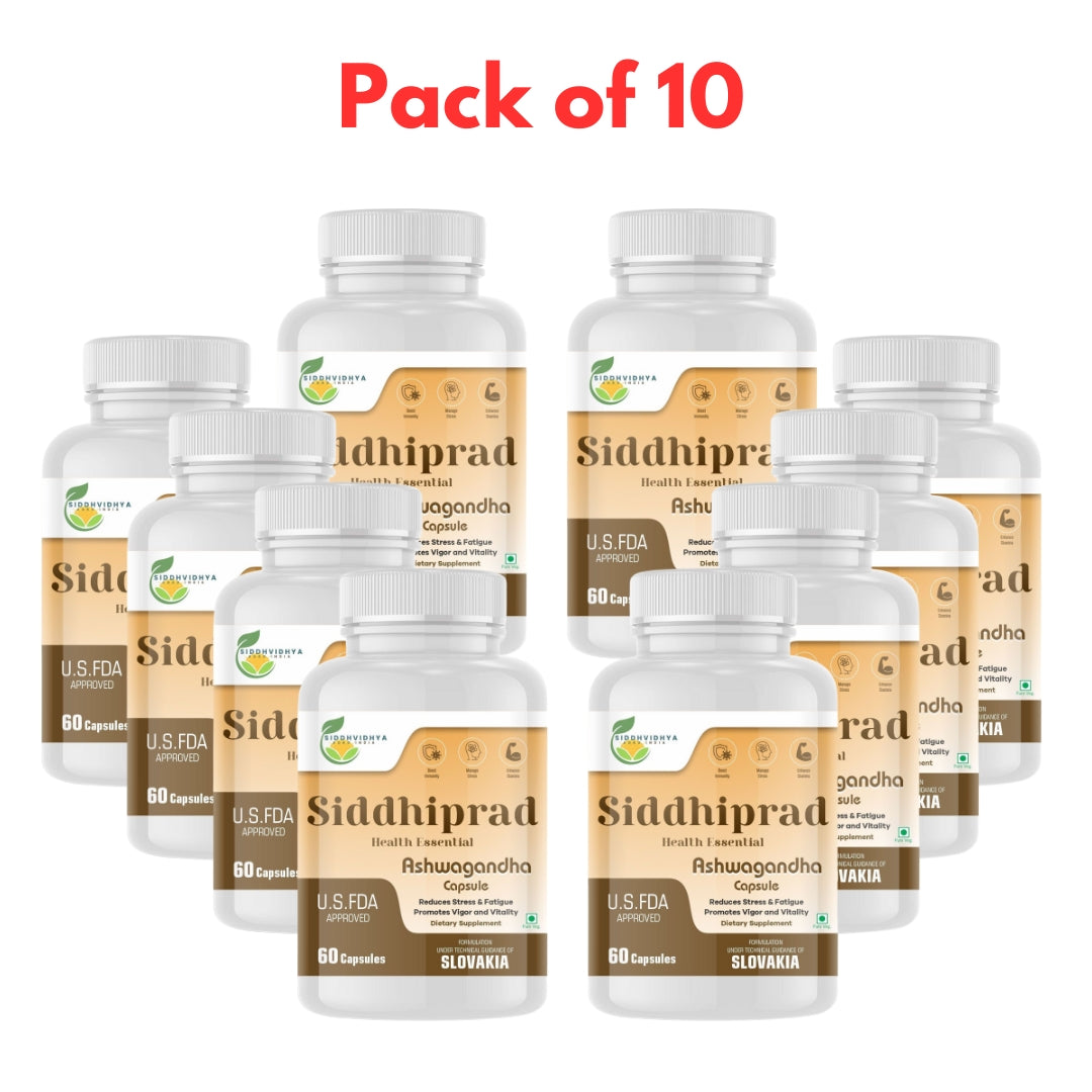 Siddhiprad Ashwagandha for Performance, High Strength, Boost Muscle Mass & Enhance Immunity